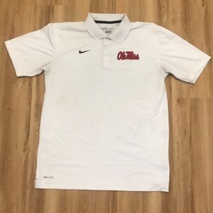 Ole miss men’s Nike dri fit polo